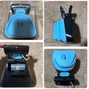 New Dog Pooper scooper. Expandable. Compartment with bags.